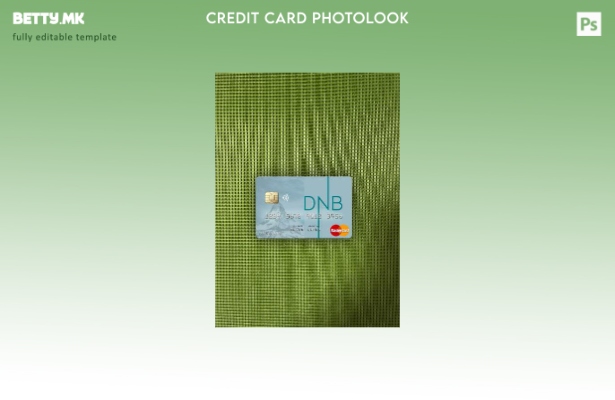 модерен стил Литванија DNB банка мастер картички photolook преден шаблон